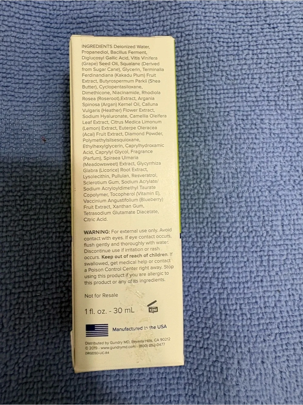 Gundry MD Polyphenol Dark Spot Diminisher - sealed in box